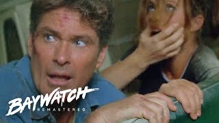 EARTHQUAKE AFTERSHOCK Leaves Mitch And Caroline In Danger Will They Get Out Baywatch Remastered [upl. by Kayle7]