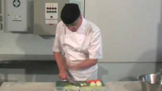 Basic Cuts Of Vegetables  Mirepoix [upl. by Phillie107]