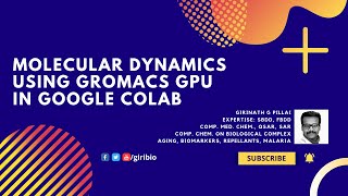 Molecular Dynamics on GPU  Gromacs in Google Colab [upl. by Hance]