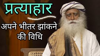 प्रत्याहार योग  झांके अपने भीतर  Pratyahara Yoga for Inner Exploration  Sadhguru QampA in Hindi [upl. by Leverett]