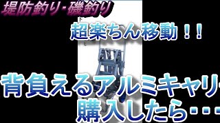 【背負子】アルミキャリーカートの背負えるバージョン [upl. by Eivod]