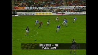 Halmstads BK  AIK Allsvenskan 1996 [upl. by Darrej]