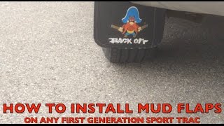 How to Install Mud Flaps at Home [upl. by Asatan]