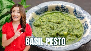 3 Tips to Make Basil Pesto  How to Store [upl. by Rudwik]