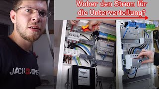 Strom für Unterverteilung abgreifen ElektroM [upl. by Akenehs757]