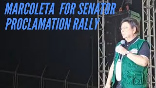 PROCLAMATION RALLY MARCOLETA FOR SENATOR [upl. by Torrin]