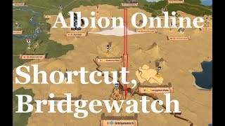 Albion Online  Caerleon to Bridgewatch fast almost safely [upl. by Relyhcs549]