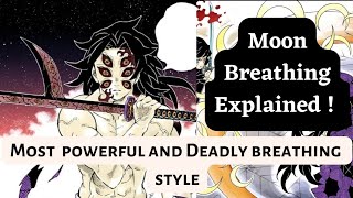 Moon Breathing Explained  Demon Slayer All 16 Forms [upl. by Enawyd]