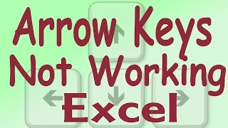 Up Down Arrow Keys Are Not Woking In Excel [upl. by Oigroeg184]