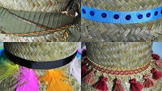 1000 ideas DIY para customizar un sombrero [upl. by Aryn]