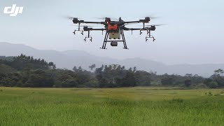 DJI  Agras T16  Agricultural Spraying Drone [upl. by Natale]