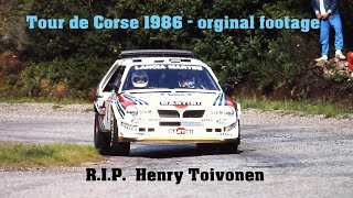 Tour de Corse 1986 new  and never seen on TV [upl. by Ominorej]