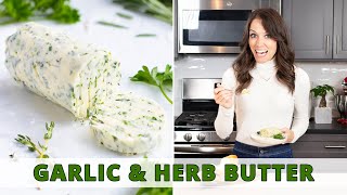 Quick amp Easy Homemade Garlic Butter with Herbs [upl. by Etteragram254]