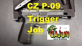 CZ P09 Cajun Gunworks Trigger job [upl. by Mae537]