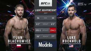 Jan Blachowicz vs Luke Rockhold UFC 239 FULL FIGHT Champions [upl. by Calabrese12]