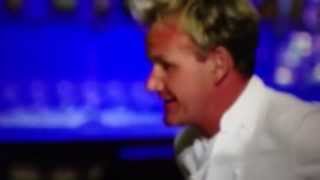 Gordon ramsay kissing a competitor in hells kitchen season 7 episode 1 [upl. by Ermentrude]