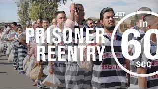 Prisoner reentry and why we should care  IN 60 SECONDS [upl. by Eirrek677]