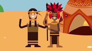 History of Native Americans Animation [upl. by Ocnarfnaig]