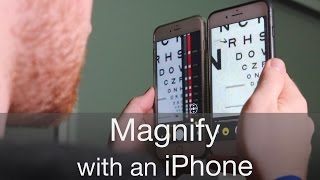 See from a Distance with Magnifier on iPhone [upl. by Schoof]