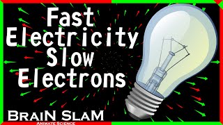 How Is This Possible Slow Electrons but Fast Electricity [upl. by Assenyl23]