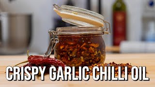 Crispy Garlic Chilli Oil  How To Make Recipe [upl. by Nnyleitak]