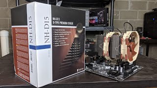 Noctua NHD15 Unboxing Overview amp Installation LGA 115x amp AM4 [upl. by Gowrie]