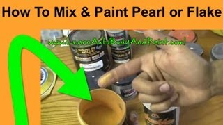 How To Paint With Pearls amp Flakes  What is Pearl Paint Painting Your Car With Pearl Paint [upl. by Ellsworth]