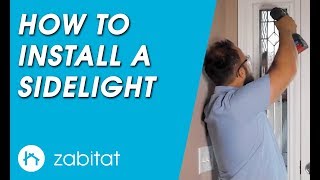 How to Replace a Door Sidelight  Door Glass Insert [upl. by Indira]