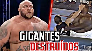 TOP 5  Gigantes intimidadores que foram DESTRUÍD0S no MMA [upl. by Airual998]