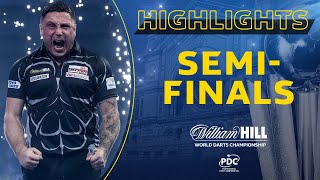 RECORDBREAKING FINISHING  SemiFinal Highlights  202021 William Hill World Darts Championship [upl. by Nidla]