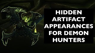 Hidden Artifact Appearances for Demon Hunters Hidden Potential  WoW Guide [upl. by Aihsekal]