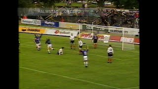 Halmstads BK  Örebro SK Allsvenskan 1999 [upl. by Bolme]