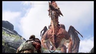 God of War Otrs Imprisonment Dragon Favor Veithurgard Midgard Sidequest [upl. by Mckenzie]