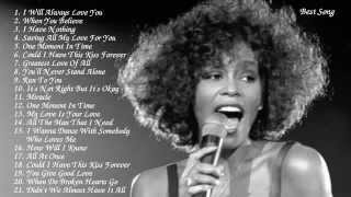 WHITNEY HOUSTON  Greatest Hits  Best Songs Of Whitney Houston Full Album [upl. by Cotsen]