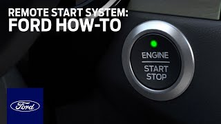 Ford Remote Start System  Ford HowTo  Ford [upl. by Rorke]