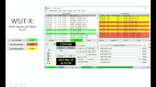 0121 Modo digital FT8 en WSJTX en espanol por XQ2CG [upl. by Tenner]