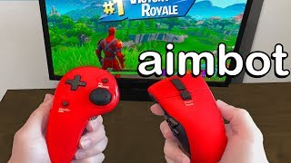 Every death my CONTROLLER gets AIMBOT to HACK in Fortnite [upl. by Nbi819]