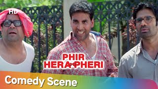 Phir Hera Pheri  All Comedy Scenes  Paresh Rawal  Rajpal Yadav  Akshay Kumar  Nonstop Comedy [upl. by Apthorp]