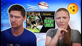 Americans Reacts to quotThe Rules of Rugby Union Explainedquot [upl. by Darla217]