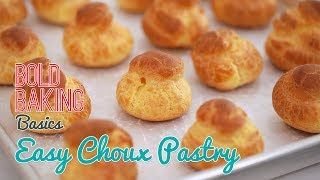 Easy Choux Pastry Recipe [upl. by Ardath]