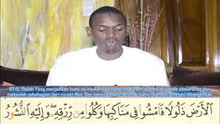 067 Surah Al Mulk Sheikh Muhammad Hady Toure [upl. by Saiff]