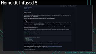 Homekit Infused 5  Part 02  Basic Configuration 2022 [upl. by Eahcim746]