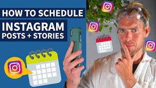 How to Easily Schedule Instagram Posts amp Stories in 2022 STEPBYSTEP GUIDE [upl. by Vashti]