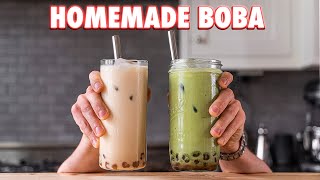 Perfect Boba Tea Completely from Scratch 2 Ways [upl. by Graves192]