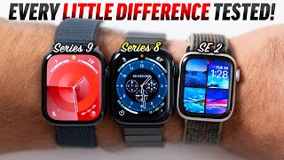 Apple Watch Series 9 vs 8 vs SE 2  ULTIMATE Comparison [upl. by Gibson29]