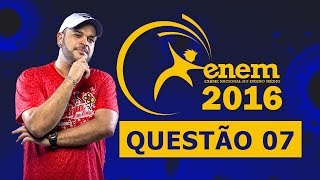 ÁCIDOS NUCLEICOS NO ENEM 2016  questão 07 [upl. by Floris]