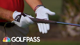 How to Properly Grip Your Golf Club  GOLFPASS  Golf Channel [upl. by Lrae]