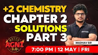 Plus Two  Chemistry  Chapter 2  Solutions  Part 3  XYLEM Plus Two [upl. by Abixah150]