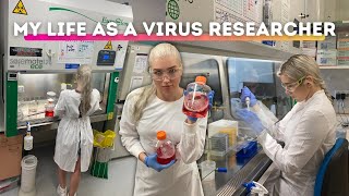 VLOG My Life in the Laboratory Virus amp Vaccine Research [upl. by Leinehtan]