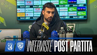 INTERVISTE POST PARTITA  PISABRESCIA [upl. by Infeld]